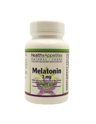 HEALTHY APPETITES Melatonin, 3mg, 60 Tablets