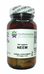 HEALTHY APPETITES Neem, 90 vegetarian capsules