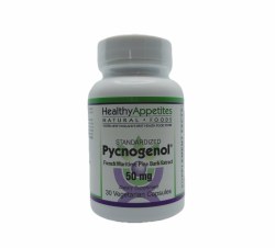 HEALTHY APPETITES Pycnogenol 50mg, 30 Vegetarian Capsules