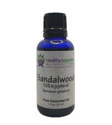 HEALTHY APPETITES Sandalwood Essential Oil 16%, 1 oz