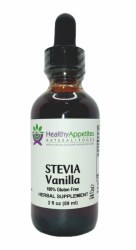 HEALTHY APPETITES Stevia Vanilla 1 oz