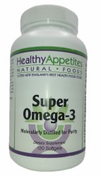 HEALTHY APPETITES Super Omega-3, 120 Soft Gels