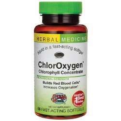 HERBS ETC. ChlorOxygen Chlorophyll Concentrate, 60 capsules