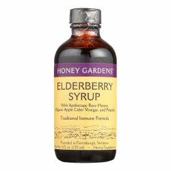 HONEY GARDENS Elderberry Syrup, 4 oz