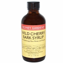 HONEY GARDENS Wild Cherry Bark Syrup, 4 oz