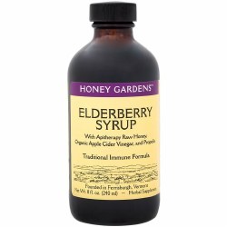 HONEY GARDENS Elderberry Syrup, 8 oz