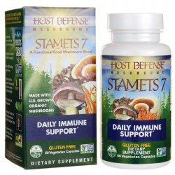 HOST DEFENSE Stamets 7, Daily Immune Support, 60 capsules