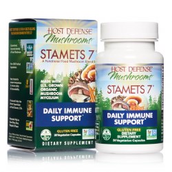 HOST DEFENSE Stamets 7, Daily Immune Support, 30 capsules