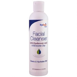 HYALOGIC Facial Cleanser with Hyaluronic Acid & Bentonite Clay, 8 fl oz