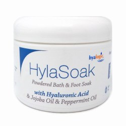 HYALOGIC Hylasoakwith Hyaluronic Acid, Jojoba & Peppermint Oil, Bath & Foot Soak