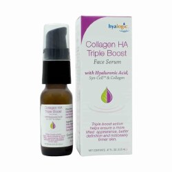 HYALOGIC Collagen HA Triple Boost Face Serum with Hyaluronic Acid, .47  fl oz