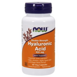 NOW Hyaluronic Acid 100mg, 60 Veg Capsules