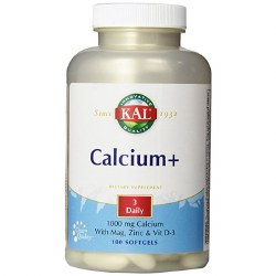 KAL Calcium Plus, 100 Softgels