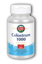 KAL Colostrum, 1000 mg, 60 Tablets