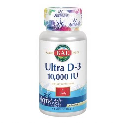 KAL Ultra D-3, 10000 IU, 90 MicroTablets