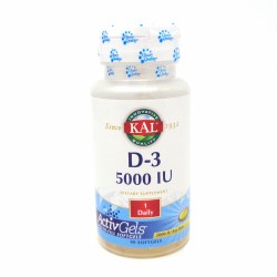 KAL D-3 5000 iu Lemon Lime, 90 melts