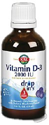 KAL Vitamin D-3 2000 iu, 1.8 oz