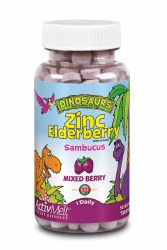 KAL Dinosaurs® Zinc Elderberry ActivMelt Mixed Berries