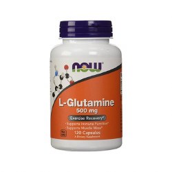 NOW L-Gutamine 500 mg, 120 capsules