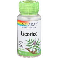 SOLARAY Licorice, 100 Capsules