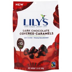 LILYS Dark Chocolate Covered Caramels, 3.5 oz