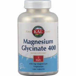 KAL Magnesium Glycinate, 400 mg, 180 Tablets