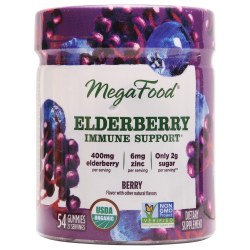 MEGAFOOD Elderberry Immune Support Berry Gummy, 54 gummies