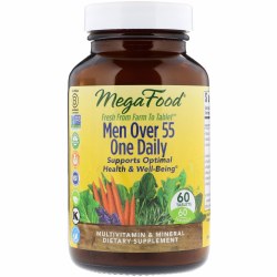 MEGAFOOD Multivitamin One Daily Men Over 55, 60 tablets