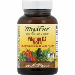 MEGAFOOD Vitamin D3 2000 IU, 30 tablets