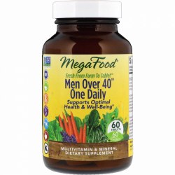 MEGAFOOD Multivitamin Men Over 40 One Daily, 60 tablets