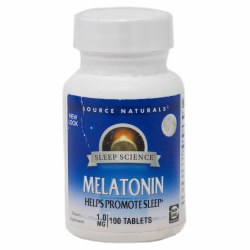 SOURCE NATURALS Melatonin 1 mg, 100 tablets