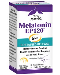 TERRY NATURALLY Melatonin EP120 5MG, 60 Vegan Tablets