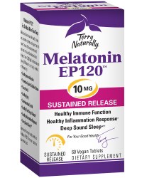 TERRY NATURALLY Melatonin EP120 10MG 60 Vegan Tablets