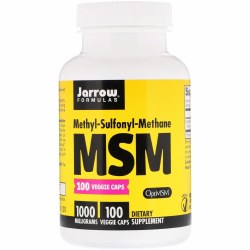 JARROW MSM 1000mg, 100 capsules