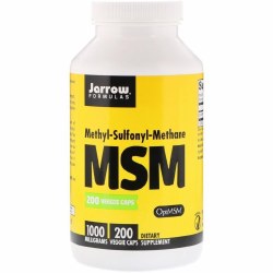 JARROW MSM 1000mg, 200 capsules