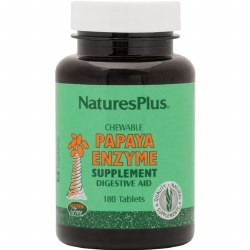 NATURE'S PLUS Chewable Papaya Enzyme, 180 chewable tablets