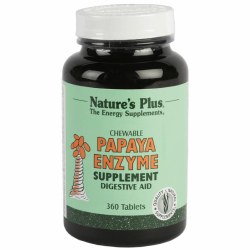 NATURE'S PLUS Papaya Enzyme Chewable, 360 Tablets