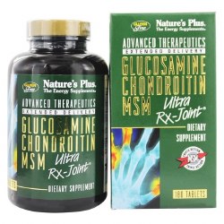 NATURE'S PLUS Glucosamine- Chondroitin-MSM Ultra RX Joint, 180 tablets