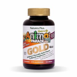 NATURE'S PLUS Animal Parade® Gold Children's Chewable Multi-Vitamin and Mineral Assorted, 120 Chewables