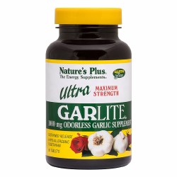 NATURE'S PLUS Garlite 1000mg oderless garlic, 90 tablets