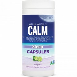 NATURAL VITALITY Calm Sleep Capsules, 120 capsules