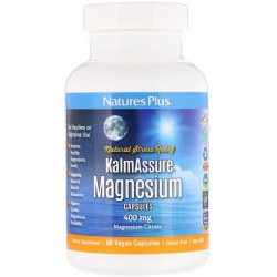 NATURE'S PLUS KalmAssure® Magnesium, 400 mg, 90 Vegan Capsules