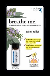 NECTAR ESSENCES Breathe Me Calm, Relief, .11 fl oz