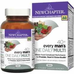 NEW CHAPTER Every Man's One Daily Multi 40+, 48 Vegetarian Tablets