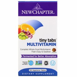 NEW CHAPTER Tiny Tabs® Multivitamin, 192 Vegetarian Tablets