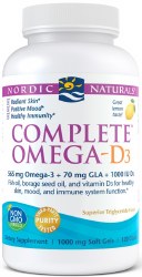 NORDIC NATURALS Complete Omega D3, 120 softgels