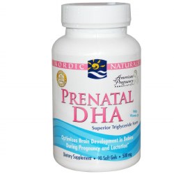 NORDIC NATURALS Prenatal DHA Unflavored, 500 mg, 90 Softgels