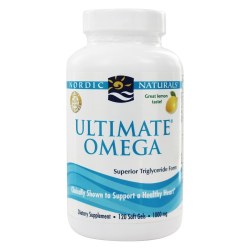 NORDIC NATURALS Ultimate® Omega Lemon, 1280 mg, 120 Softgels