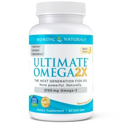 NORDIC NATURALS Ultimate® Omega 2X Lemon, 2150 mg, 60 Softgels