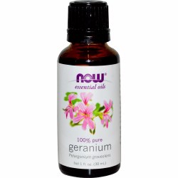 NOW 100% Pure Geranium Oil, 1 oz